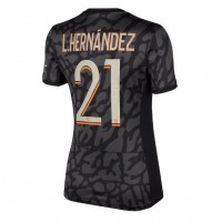 Camiseta Paris Saint-Germain Lucas Hernandez #21 Tercera Equipación para mujer 2023-24 manga corta